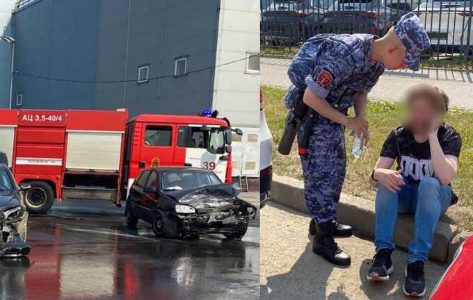 В окрестностях ПМЭФ произошло "люксовое" ДТП : "Майбах" крупного московского инвестора столкнулся с Ладой